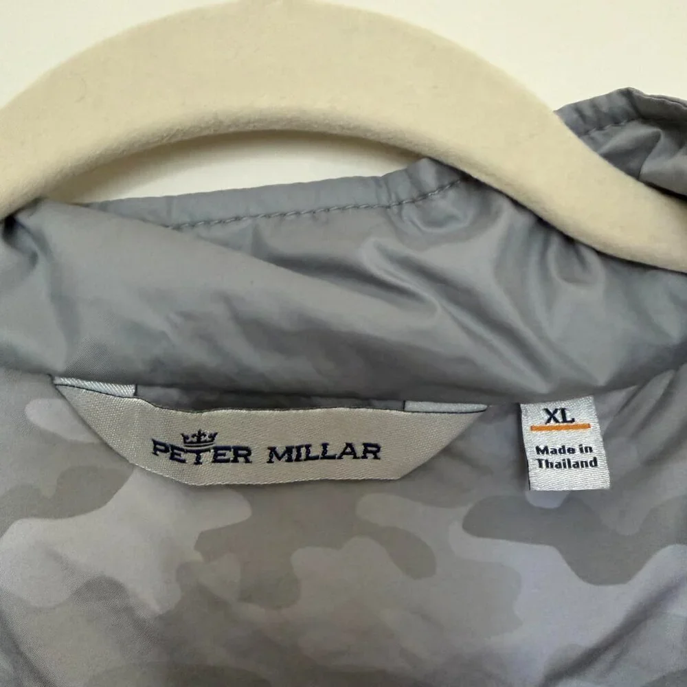 Peter Millar Men's Hyperlight Zip Up Puffer Jacket Classic Preppy - XL